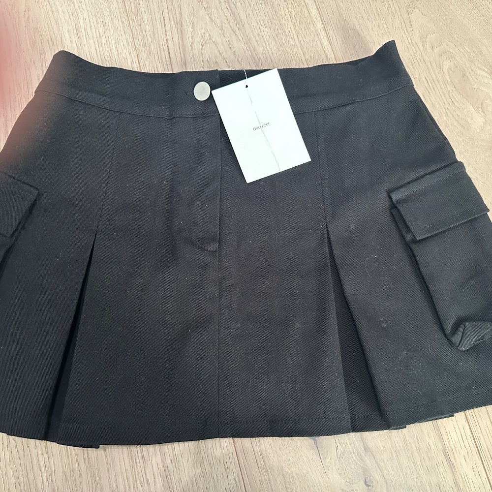 Black mini skirt small